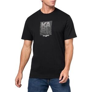 Karl Lagerfeld Black and White Graphic Tee